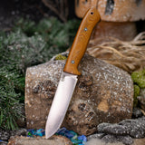 Woodcraft - Vintage Canvas Micarta - Black G10 Liners - Mosaic Pins