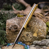 Custom Artemis Hunter - Black Ash Burl - Black Canvas Liners - Mosaic Pins