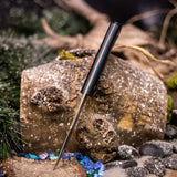 Oroboros - Blue Richlite - Teal Glow Liners - Aluminum Pins