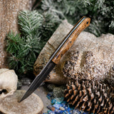 Ceres - Black Ash Burl - Black Canvas Liners - mosaic pins