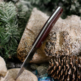 Renegade Mk2 - Maroon Linen Micarta - Black Canvas Liners - Gulso Bolts