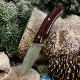 Renegade Mk2 - Maroon Linen Micarta - Black Canvas Liners - Gulso Bolts