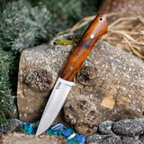 Praxis edc - desert ironwood - red liners - brass pins