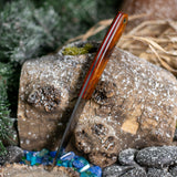 Praxis edc - desert ironwood - red liners - brass pins