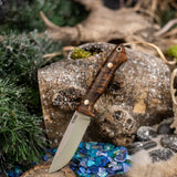 ARTEMIS EDC - Dark Curly Mango - Blue Liners - Mosaic Pins