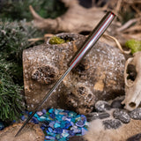 Apollo - Green Canvas Micarta - Red Liners - Mosaic Pins