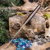 Apollo - Blue Richlite - Natural Canvas Liners - Butterscotch Pins