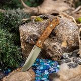 ARTEMIS EDC - Black Ash Burl - Black Canvas Liners - Mosaic Pins