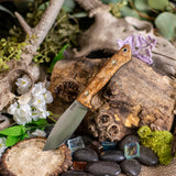 Arctic EDC - Black Ash Burl - Black Canvas Liners - Mosaic Pins