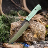 Forged 6 inch Chef - Tiffany Blue G10 - Black Canvas Liners - Black pins