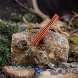 Artemis Hunter - Orange Linen - Black Canvas Liners - Black Pins