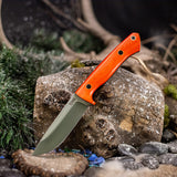 Artemis Hunter - Orange Linen - Black Canvas Liners - Black Pins