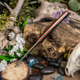 Artemis Bushcrafter - Evergreen Burlap - Thick Orange Liners - Brass Pins