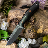 Renegade - Black Richlite - Natural Canvas Liners - Natural Pins