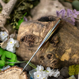 Torrent edc- Stacked Natural Canvas and G10 - Black Liners - Natural Canvas Pins