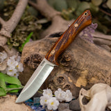Atemis Hunter - Amber Jigged Bone - Natural Canvas Liners - Mosaic Pins