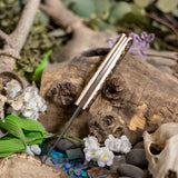 Avalon EDC - Stag - Natural Canvas Micarta Liners - Mosaic Pins