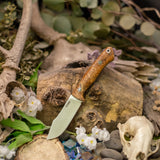 Mini Trapper - Black Ash Burl - Black Canvas Liners - Mosaic Pins