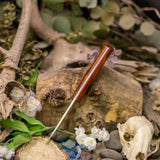 Avalon EDC - Desert Ironwood - Red Liners - Brass Pins