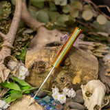 Avalon Hunter - Osage Orange - Thick Toxic Green liners - Mosaic Pins