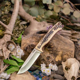 Artemis Hunter - Jigged Bone - Red Glow in the Dark Liners - Mosaic Pins