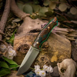 Mercury - Dyed Crosscut Mammoth Tusk - Thick Glow in the Dark Liners - Mosaic Pins