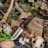 Mercury - Dyed Crosscut Mammoth Tusk - Thick Glow in the Dark Liners - Mosaic Pins