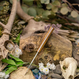Venator EDC - Bocote - Natural Canvas Liners - Brass Pins