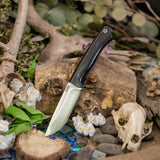 Artemis Hunter - Black Richlite - Purple Linen Liners - Purple Pins