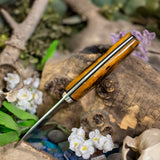 Classic Drop Point Hunter - Jigged Bone - Black Canvas Liners - Mosaic pins