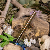 Arctic EDC - Green Linen Micarta - Natural Canvas Liners - Natural Canvas Pins