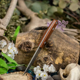 Beartooth edc - natural canvas micarta - hollow aluminum pins