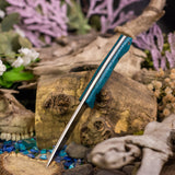 Artemis Bushcrafter - Bora Bora Blue Grip-x - Black Canvas Liners - Black Pins