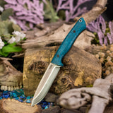 Artemis Bushcrafter - Bora Bora Blue Grip-x - Black Canvas Liners - Black Pins