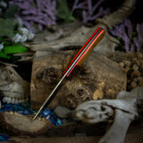 Artemis Hunter - Sandstone Burlap - Desert Ironwood Bolster - Red Glow Liners - Mosaic Pins