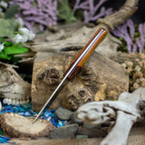 Artemis Hunter - Sandstone Burlap - Desert Ironwood Bolster - Red Glow Liners - Mosaic Pins