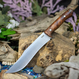 Inferi Bowie - Camphor Burl - Black Liners - Mosaic Pins