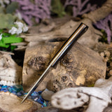 Artemis Hunter - Smooth Buffalo Horn - Natural Canvas Liners - Mosaic Pins