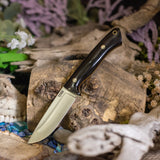 Artemis Hunter - Smooth Buffalo Horn - Natural Canvas Liners - Mosaic Pins