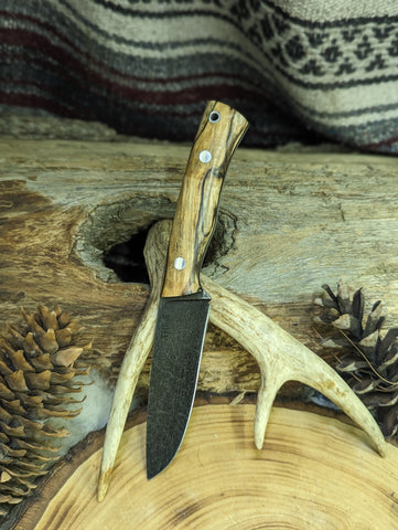 Custom drop point - spalted maple