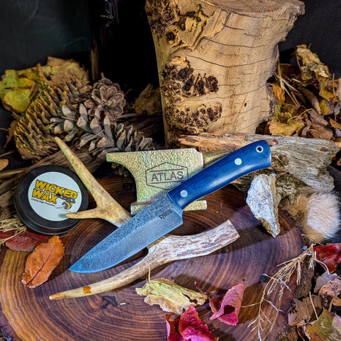 Hand Forged Ranger - Denim micarta