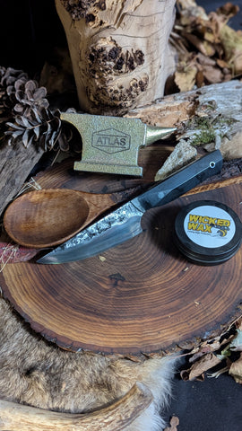 Camp chef - black linen micarta