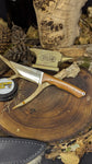 Custom recurve - vintage natural canvas micarta