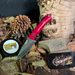 Prototype Spark - Ruby Red Linen micarta