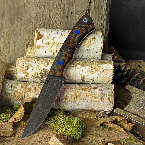 Custom Hunter - Green and purple maple burl