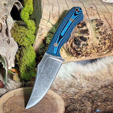 Catalyst - Saylorville Richlite - Natural Canvas Micarta Liners - Mosaic Pins