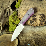 Gnome - Ghost Jade G10 - Purple Glow in the dark liners - purple g10