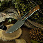 Ranger Pre-order Derek Ballard - Spalted Hackberry - orange Glow in the Dark Pinstripes with black liners- Mosaic Pins