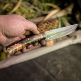 Custom Sanmai Horizon - Tasmanian Blackwood - Black Canvas Liners - brass pins