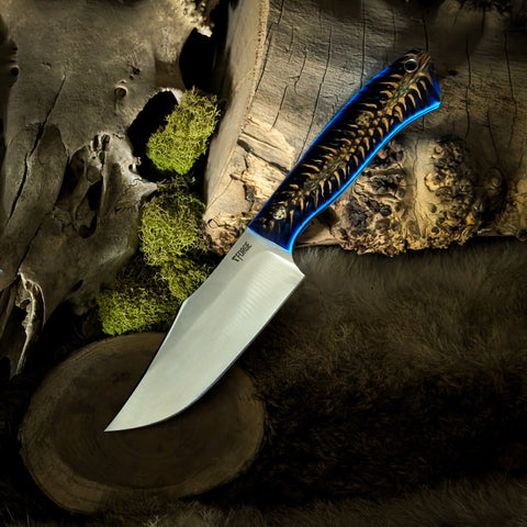 Drifter - Blue Pinecone - Blue Glow Liners - mosaic pins